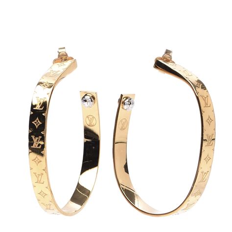 louis vuitton earrings dupe|louis vuitton nanogram earrings.